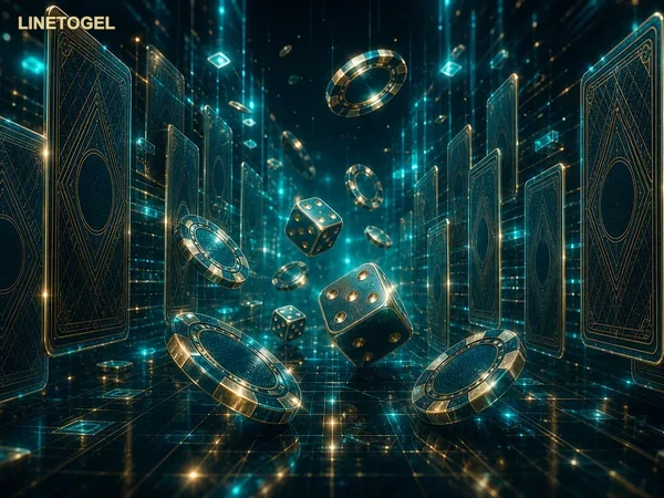Antarmuka aplikasi linetogel pada perangkat seluler