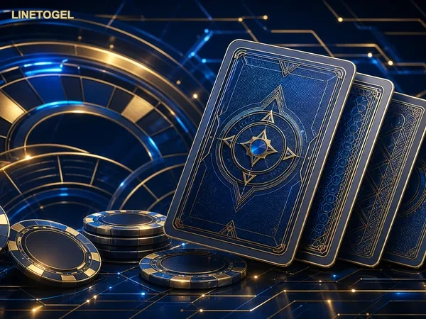 Halaman akses akun dan menu navigasi linetogel