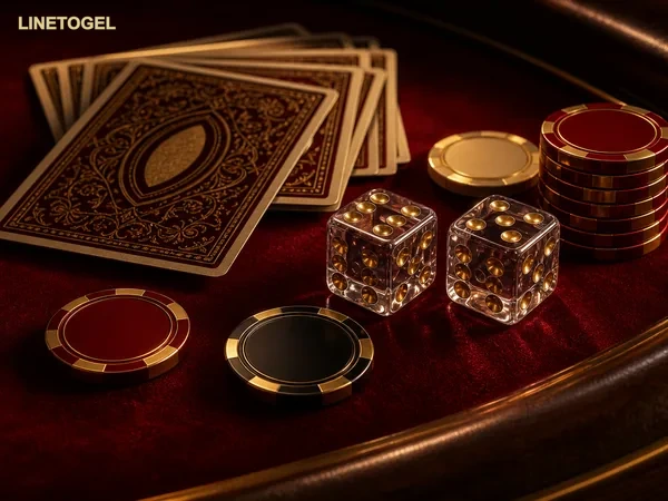 Antarmuka permainan Snooker linetogel pada perangkat digital